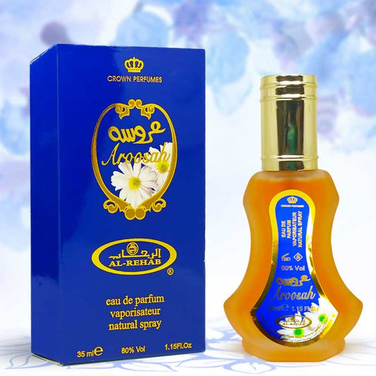 Aroosah Perfume 35ml Al Rehab x12