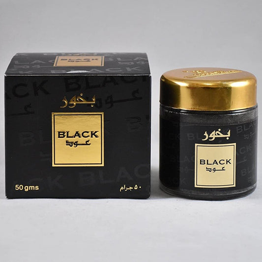 Black Oud Exotic Arabian Incense Burners 50g by Banafa