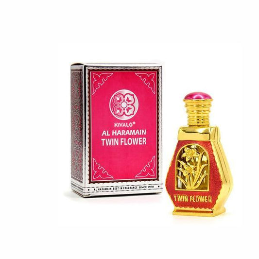 Al Haramain Twin Flower Attar Perfume Oil 15 ml