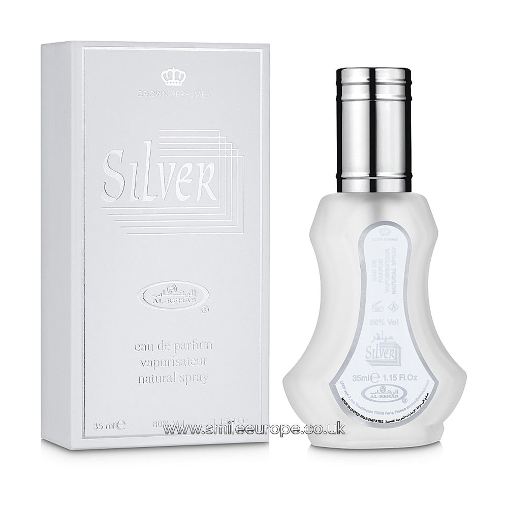 Silver Perfume 35ml By Al Rehab x12