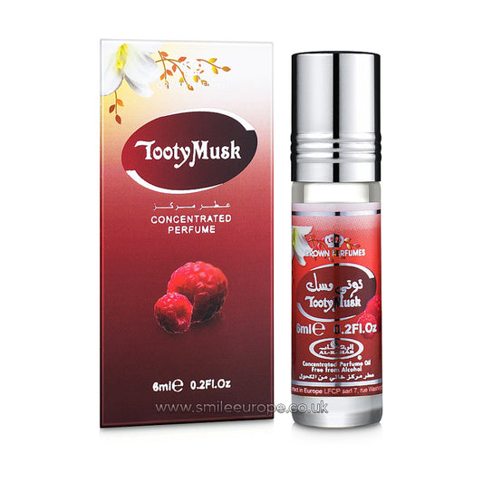 6x Tooty Musk Perfume Oil 6ml Al Rehab