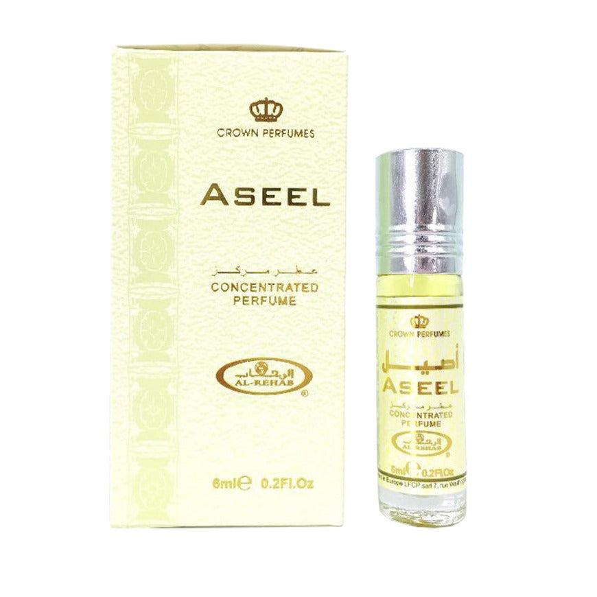 Aseel Perfume Oil 6ml Al Rehab x 6