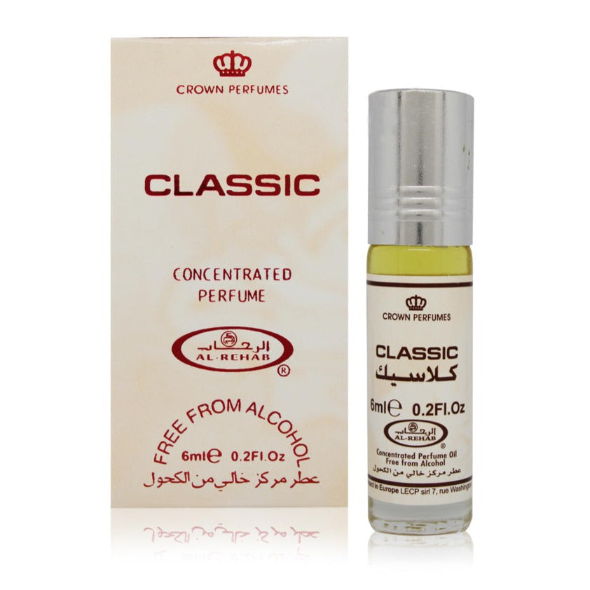 Classic Perfume Oil 6ml X 6 By Al Rehab