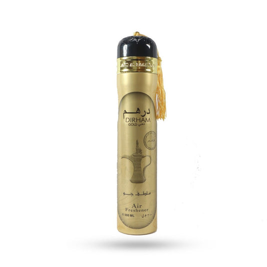 Dirham Gold Air Freshener 300ml Spray By Ard Al Zaafaran x12