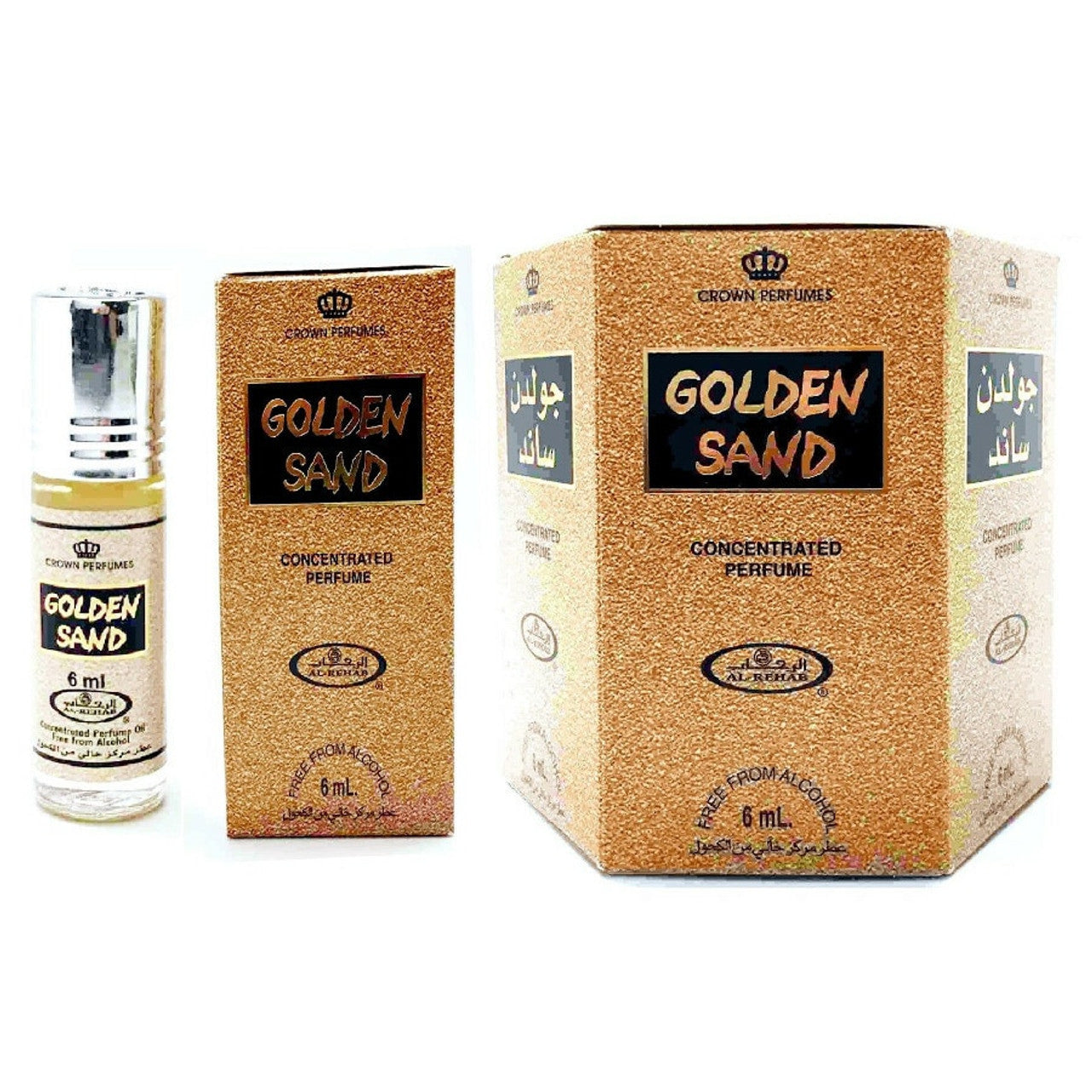 Golden Sand Perfume Oil 6ml X 6 By Al Rehab
