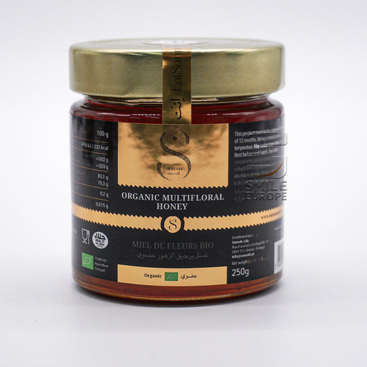 Organic Multifloral Honey 250g EatSunnah x12