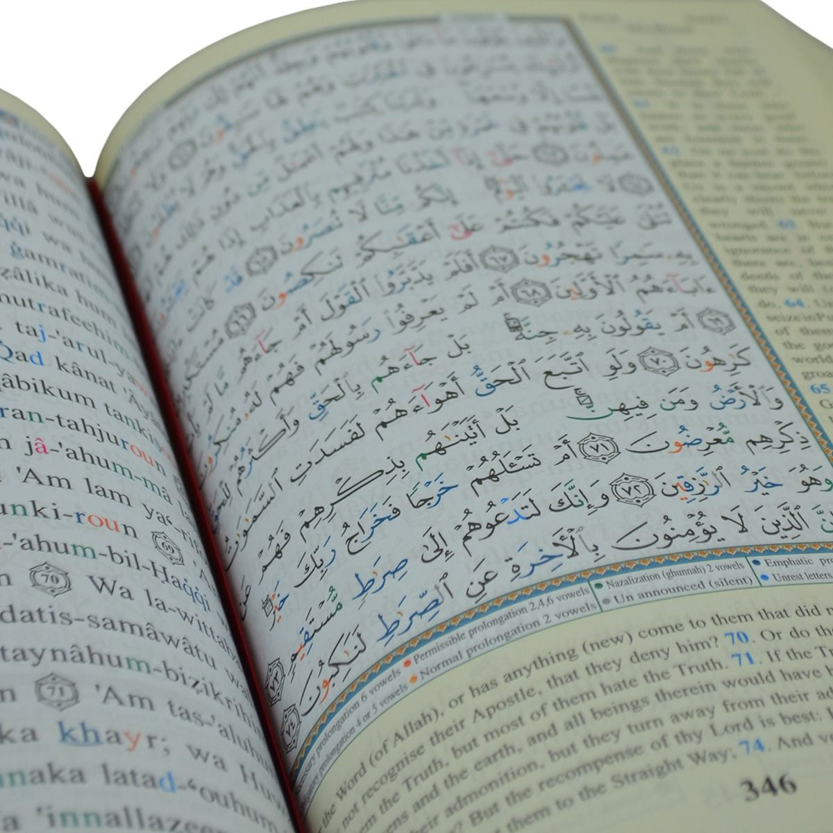 Tajweed Qur'an with English Translation and Transliteration - Smile Europe Wholesale 