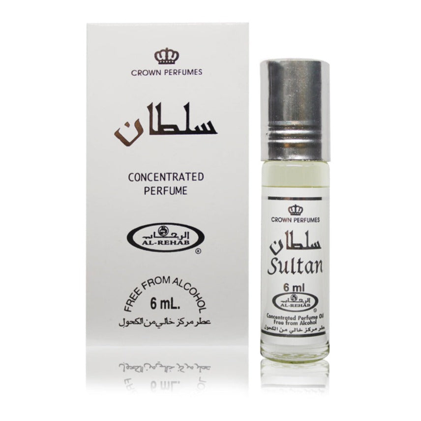 6x Sultan Perfume Oil 6ml Al Rehab