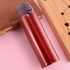 Stainless Steel Water Bottle Thermos Set Of  2PCS