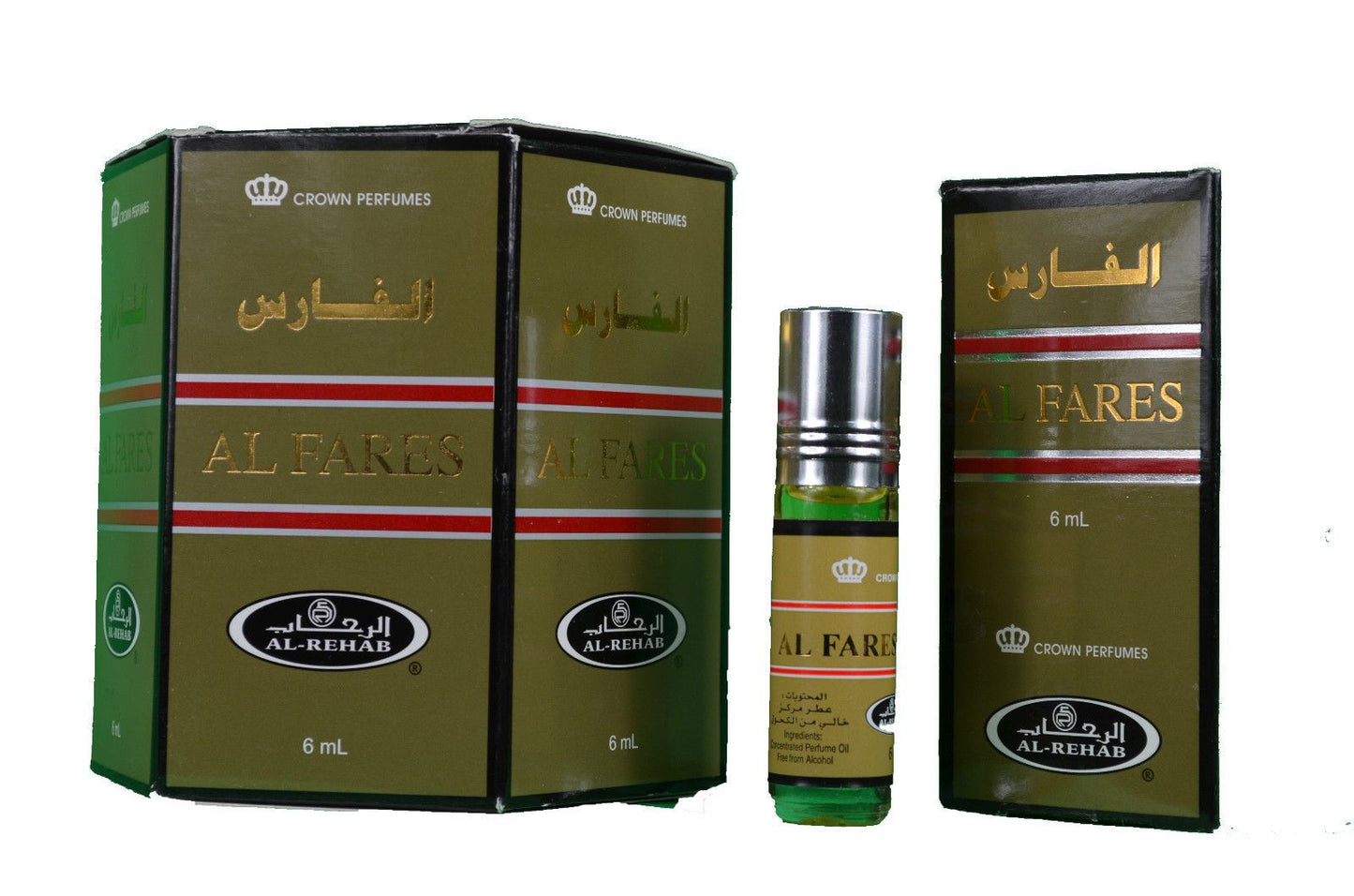 Al Fares Perfume Oil 6ml X 6 By Al Rehab - Smile Europe Wholesale 