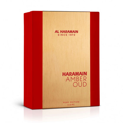Amber Oud Ruby Edition Eau de Perfume 120ml Al Haramain-almanaar Islamic Store