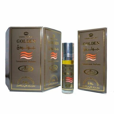 Golden Perfume Oil 6ml X 6 By Al Rehab - Smile Europe Wholesale 