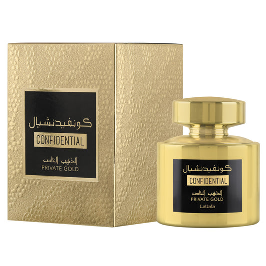 Confidential Private Gold Eau De Parfum 100ml Lattafa