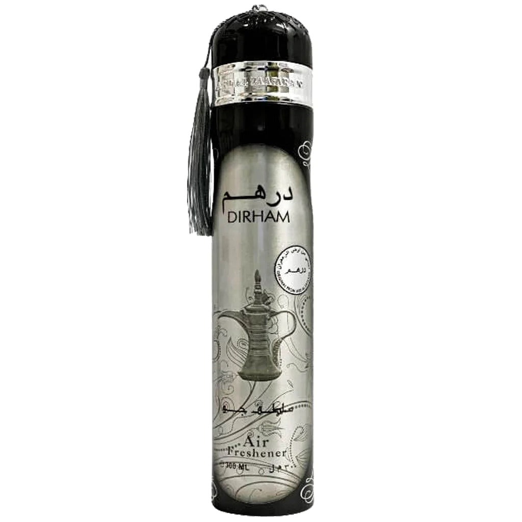 12x Dirham Silver Air Freshener 300ml Spray By Ard Al Zaafaran