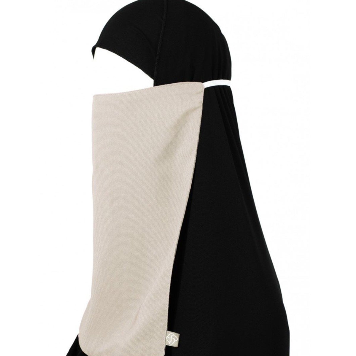 Elastic Half Niqab x12