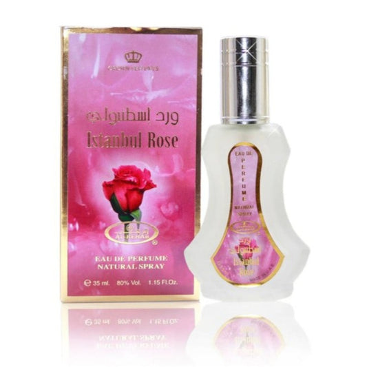 Istanbul Rose Perfume 35ml Al Rehab x12
