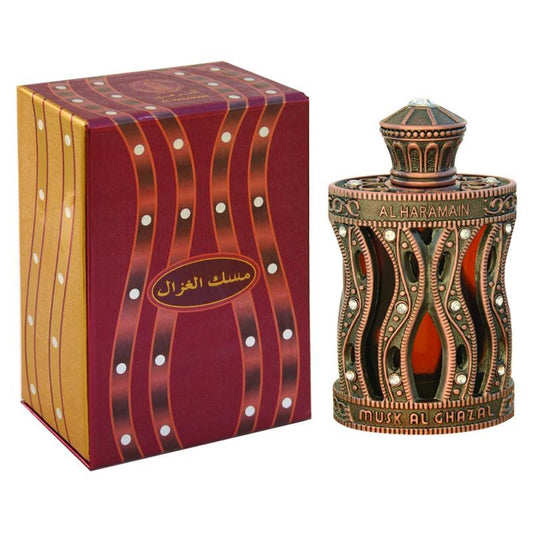 Musk Al Ghazal Perfume Oil 30ml - Free From Alcohol Al Haramain - Smile Europe Wholesale 