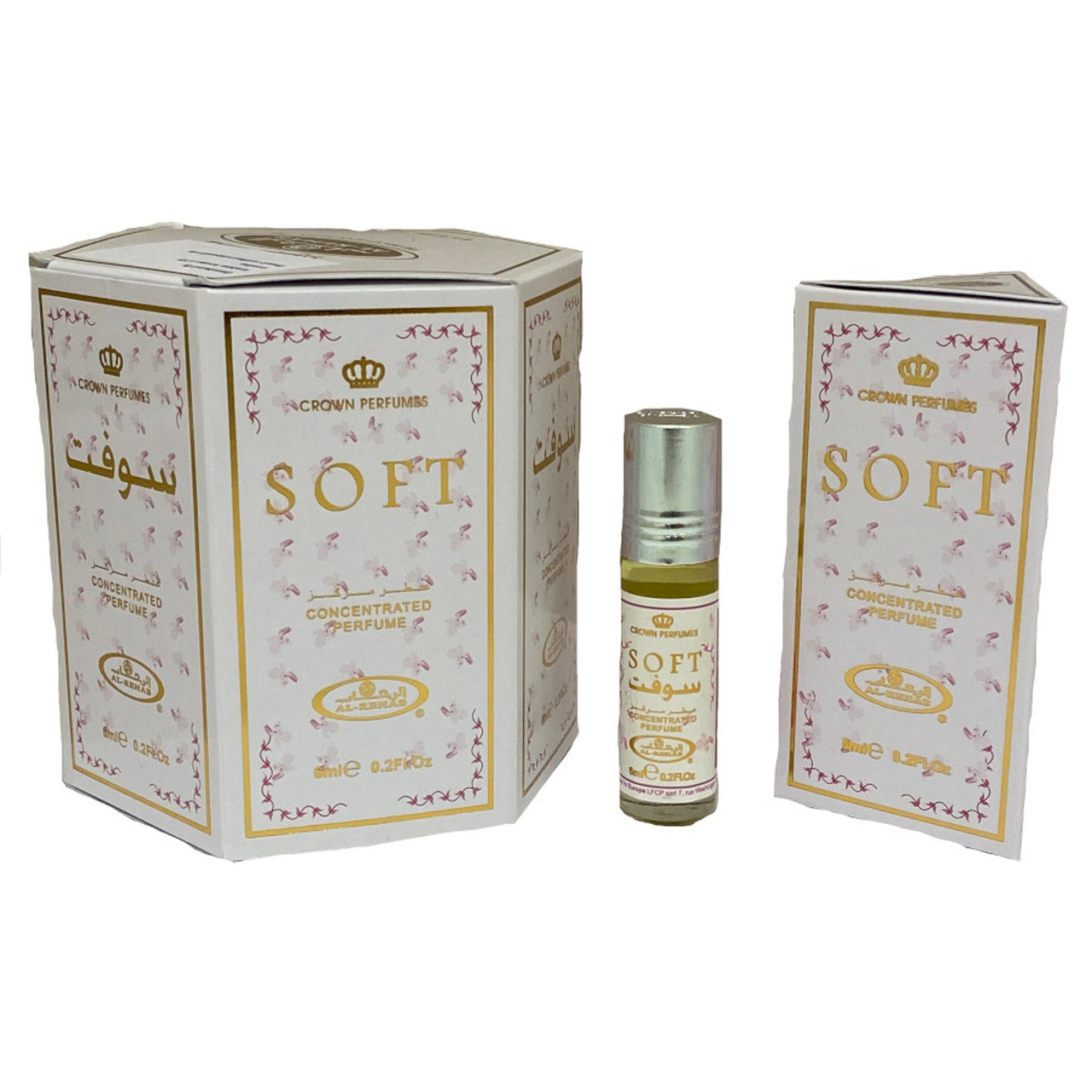 6x Soft Perfume Oil 6ml Al Rehab